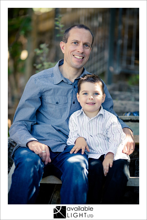 papa and big brother north shore family photographer