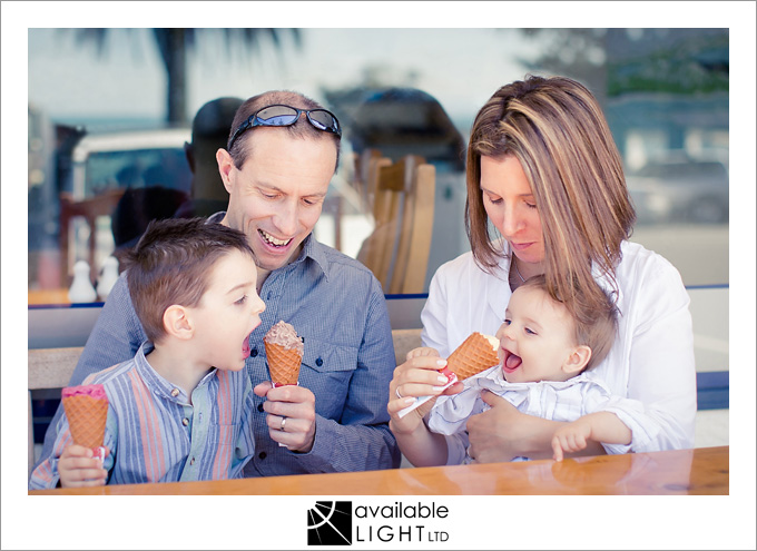 ice cream time north shore family photographer