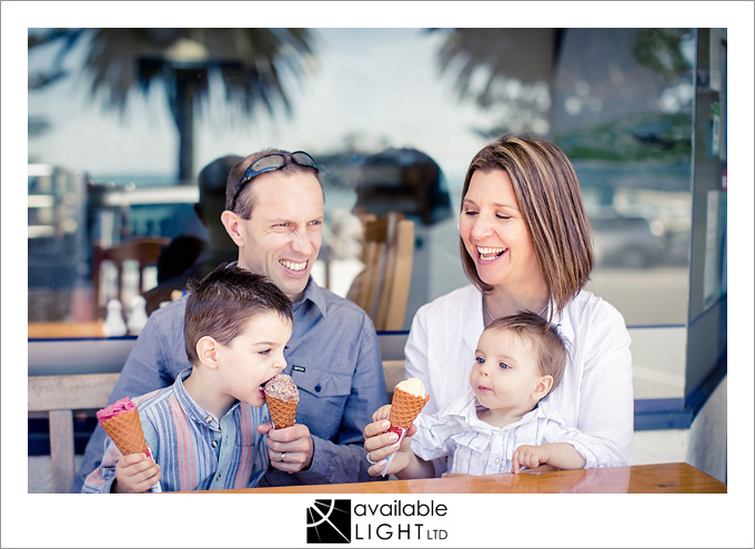 ice cream time north shore family photographer