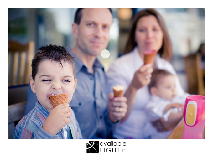 ice cream time north shore family photographer